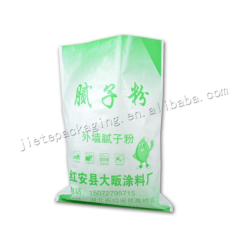 Wholesale 25kg empty pp cement bag for wall putty powder,dry mortar,sand,gypsum powder