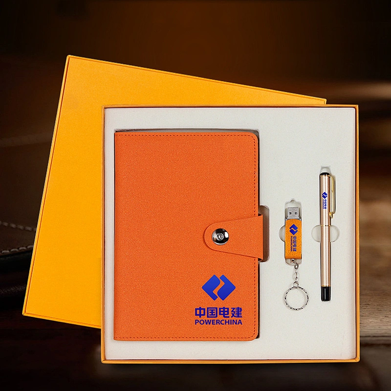 2019 Factory Directly in-Stock Product High Quality Business Gift Set Notebook U-Disk Pen Gift Set