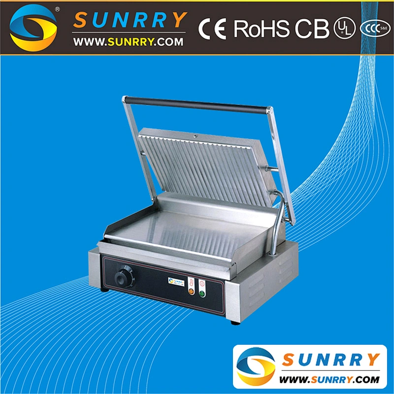 High quality commercial electric pancake and panini cast iron griddle