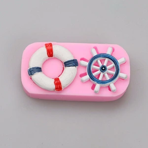 S9168 Marine theme food grade fondant molds,3D Silicone Fondant Mold Cake Decoration Tool Food Grad decoration candy mold