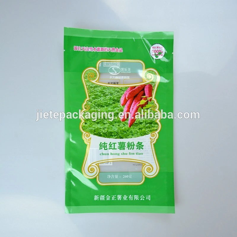 transparent clear PA PE plastic food bag for rice, sea food, duck