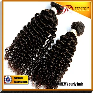 Factory Best Feedback Wholesale Kinky Curly Brazilian Remy Hair