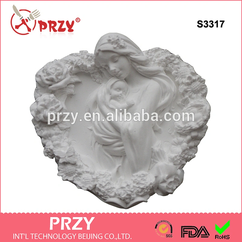 S3317 heart shape angel and baby soap silicone handmade mould angel soap silicone mold