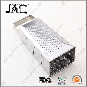 Large Size Full Stainless Steel Stong 4-Sided Kitchen Box Cheese Grater