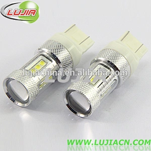 car flashing led brake light cr.ee 80W 7443 T20 16 car  12v ce certification auto  bulb for electric/used car