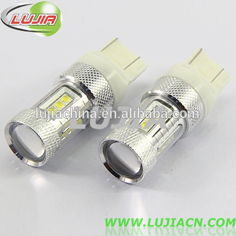 car flashing led brake light cr.ee 80W 7443 T20 16 car  12v ce certification auto  bulb for electric/used car