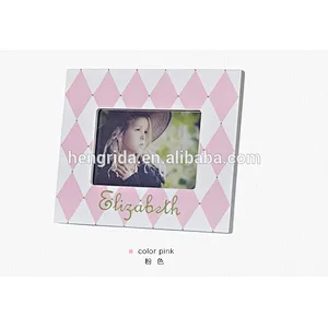 photo frames designs with double colour grid pattern