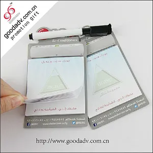 Color printing memo pad custom design magnetic memo pad