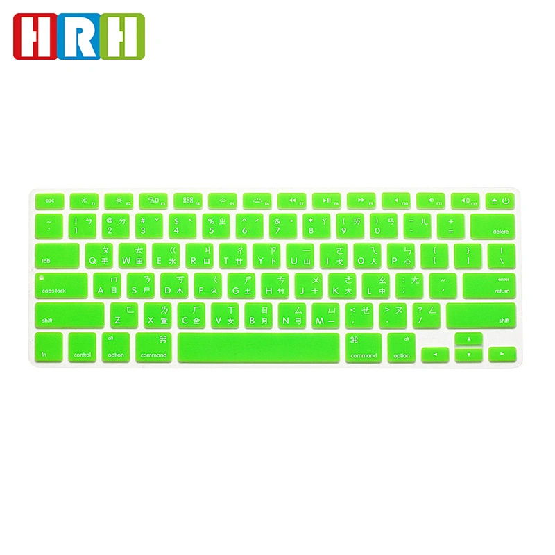 ODM Taiwanese Silicone Laptop Keyboard Skins custom keyboard cover for Macbook Air 11 Keyboard Protector English Version
