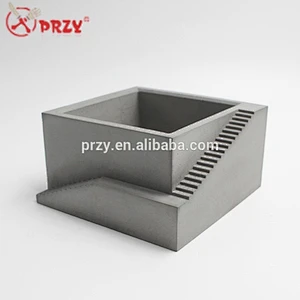 PRZY 2018 new Office Decorative mold for concrete cement flower pot molds 3d silicone Vase Moulds