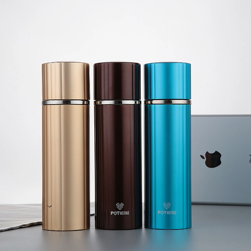China Supplier in-stock Product Double Wall Steel Water Bottle Travel Mug Flask Vacuum Cup