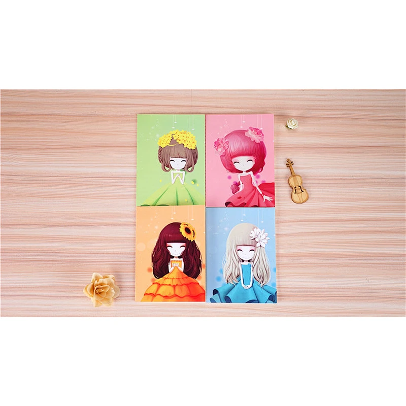 2019 Imported School Supplies Bulk Cheap Cartoon Cute Paper Plain Cable notebook For Children