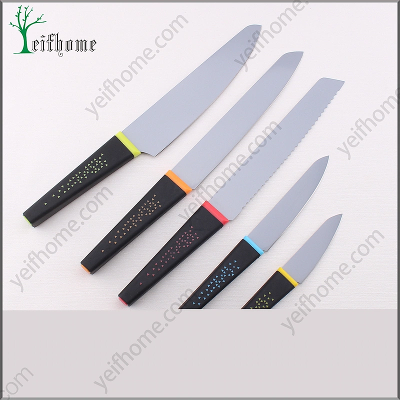 5Pcs Eco-Friendly Non-stick Coating Knives Set