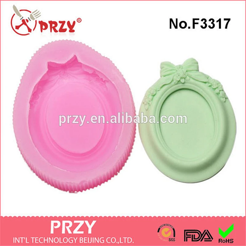 F3317 Mirror Silicone Molds Fondant Chocolate Molds Cake Decorating Tools