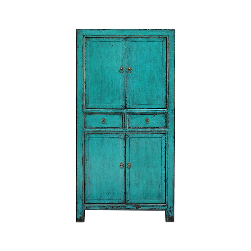 Antique Chinese Wooden lacquered drawer storage kitchen Cabinet/Cupboard