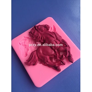 Horse Art Cake Decorating Sugar Art mold DIY bakeware silicone embossing mold fondant cake mold