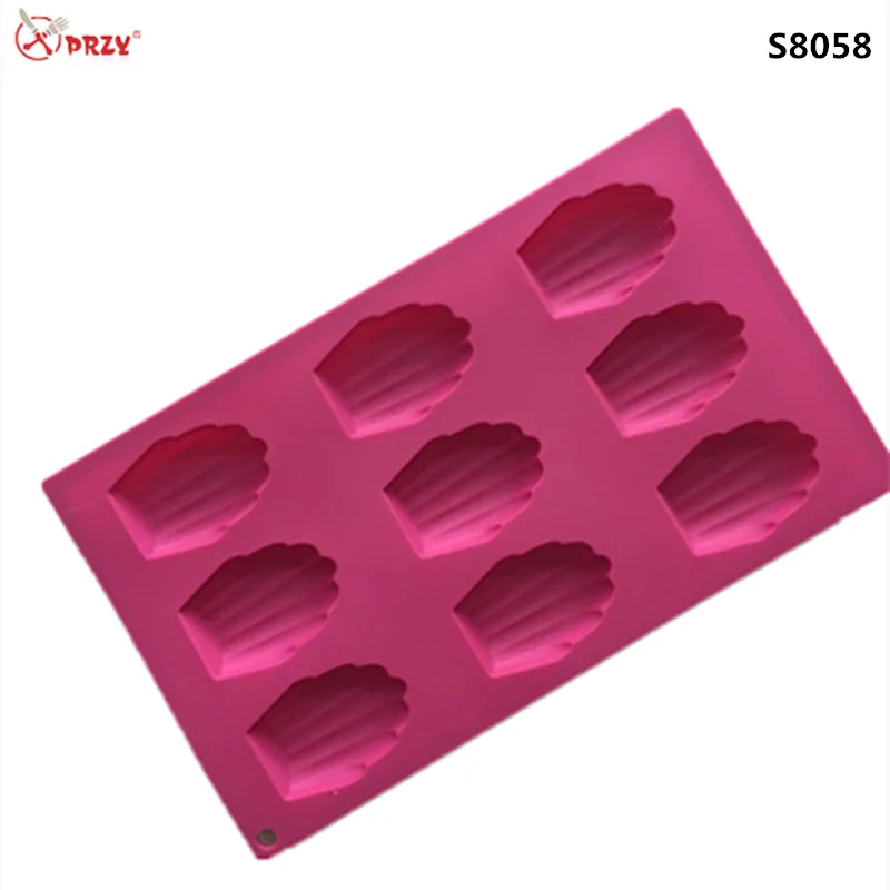 PRZY Seashell shape Fondant Silicone cake pan Molds silicone chocolate cake decoration Soap mold