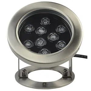 9W 24V AC RGB Color Changing Spot Light Fixture Outdoor Underwater Lamp Waterproof IP68