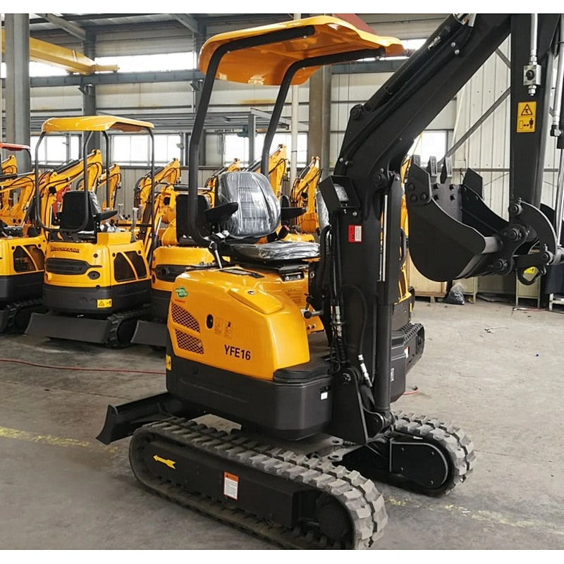 China factory supplier 1.6tons cheap mini excavator YFE16
