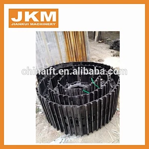 Track Spocket Bottom Upper Low Top Roller Carrier Roller track shoe R210LC-7,R215,R220LC-5,R225,R290 rubber link track chain