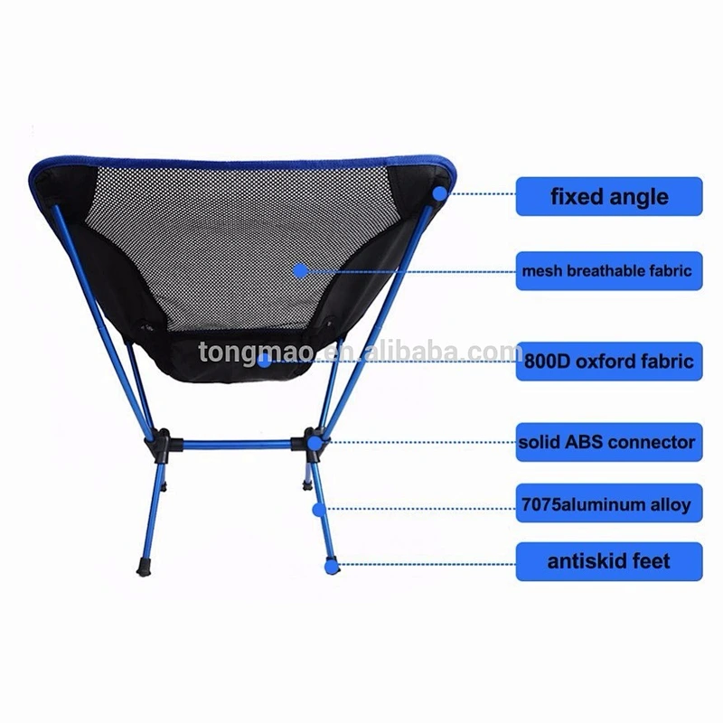 portable travel lightweight folding camping high back camp chair