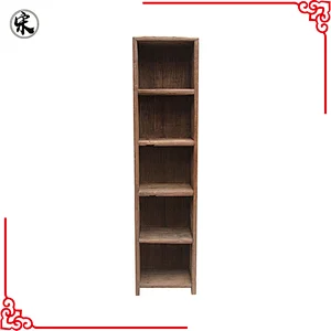 wholesale oriental rustic reclaimed wooden bookcase furniture