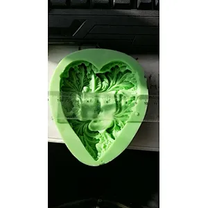 S9052 Silicone mold leaf woman handmade molds for home decoractions leaf aroma stone molds