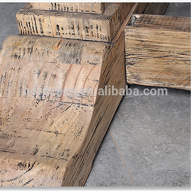 wholesale rustic reclaimed wood furniture dining table