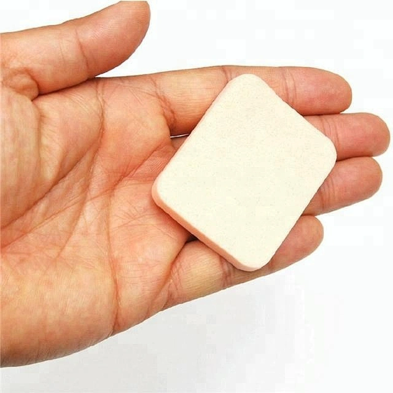 Customized Logo Rectangle SBR PU Makeup Sponge Powder Puff With High Quality