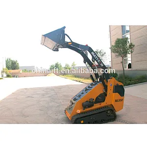 MADE IN CHINA 1 ton 50hp crawler mini skid steer loader