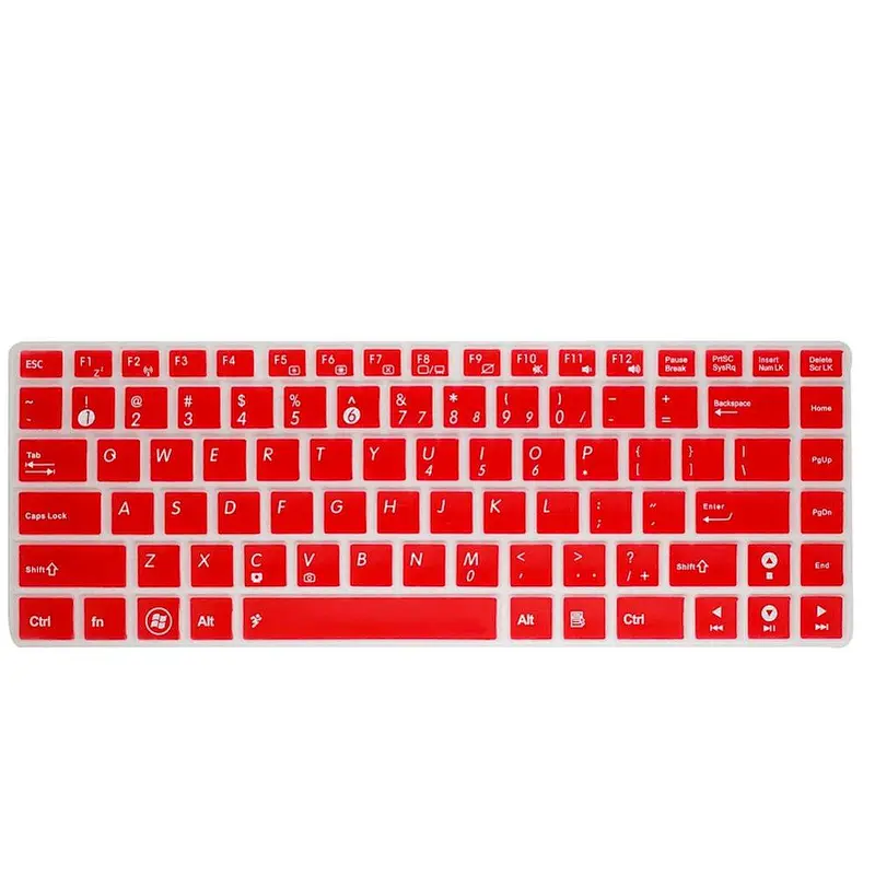 Silicone keyboard covers keyboard skins laptop keyboard cover for asus A43 A45 A45V X401 N46 U44 U44SG X43B S46 K46 k45