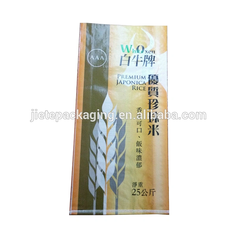 Wheat, flour, Basmati rice packaging bag good quality and cheap price PP woven bag 25kg