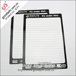 custom design logo promotional gifts wholesale dry erase writing board wtih pen