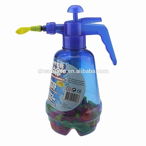 Water Balloon Pump with 300 Balloons Air or Water Bomb outdoor Garden Fun Kids Games