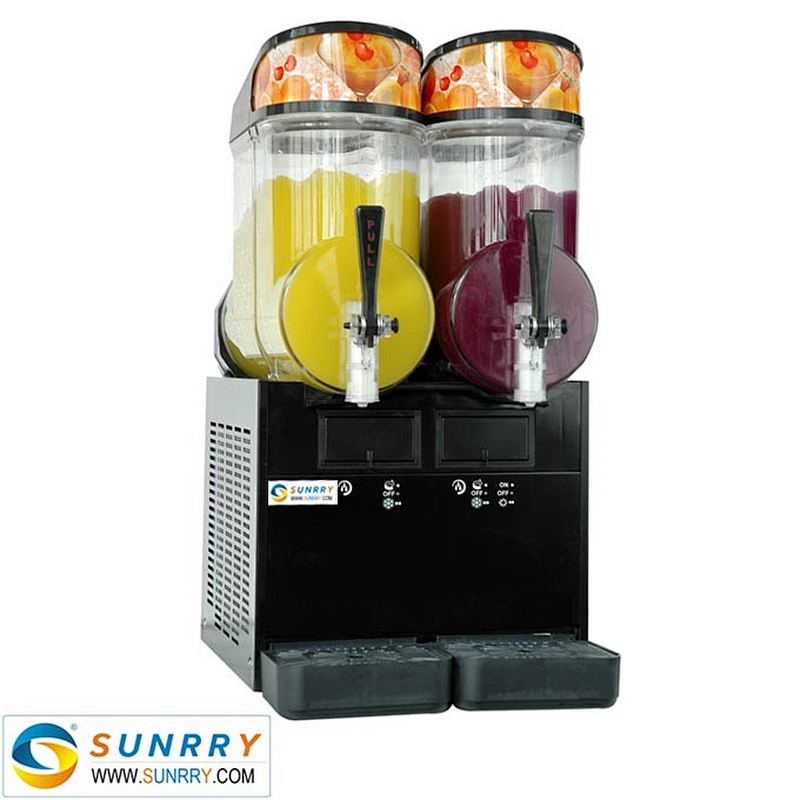 Commercial two tanks slush ice making machine for sale (SY-SLM20 SUNRRY)