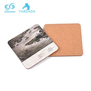 GOODADV supplies modern custom funny cork coasters