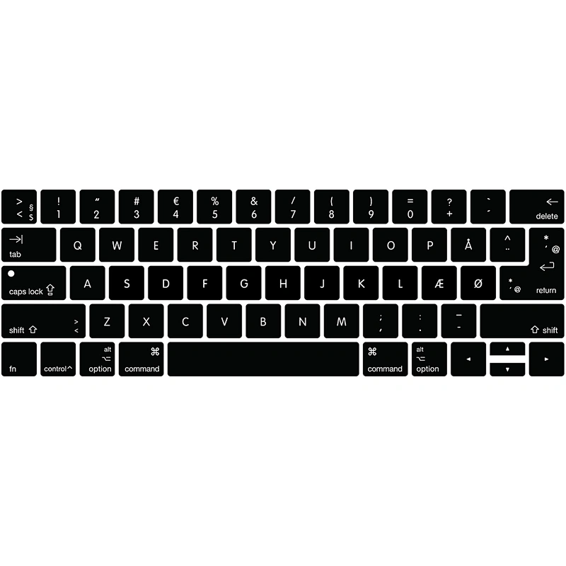 danish design Custom Silicone Keyboard Cover acer laptop silicon cover For Macbook laptop  computer 15 inches