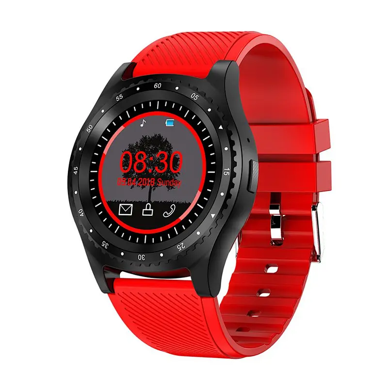 2019 New android/ios Bluetooth smart watch with camera sport wrist band watch phone