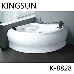 China Manufacture Nice Design Bathtub Double Whirlpool Massage Hot Tub