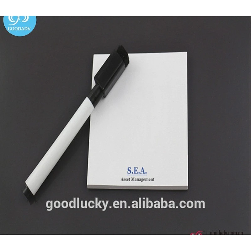 magnet custom shaped sticky notepad memo pad