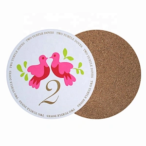 Professional customized home products anti-skid table mat round