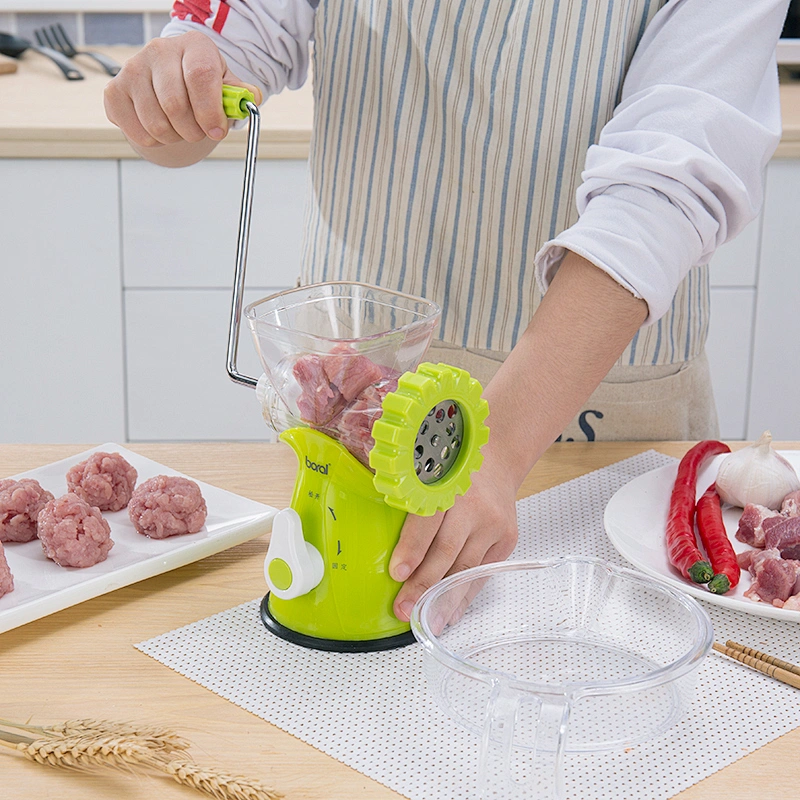 Best price multifunctional food processor sausage filling manual fish vegetable meat mincer/grinder