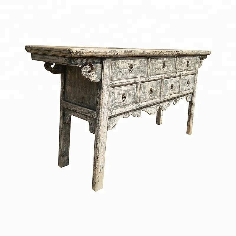 wholesale chinese antique reproduction furniture, vintage distressed table