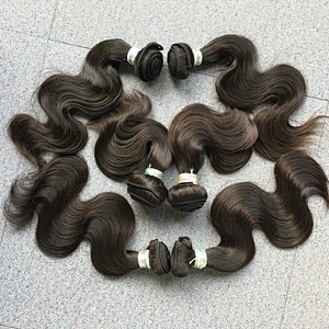 Soft and smooth full cutilce unprocessed brazilian hair virgin human hair vendors