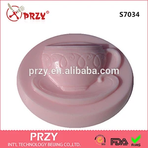 Tea Cup Soap Mold, Cherry Blossom Soap Mold, Silicone Mold