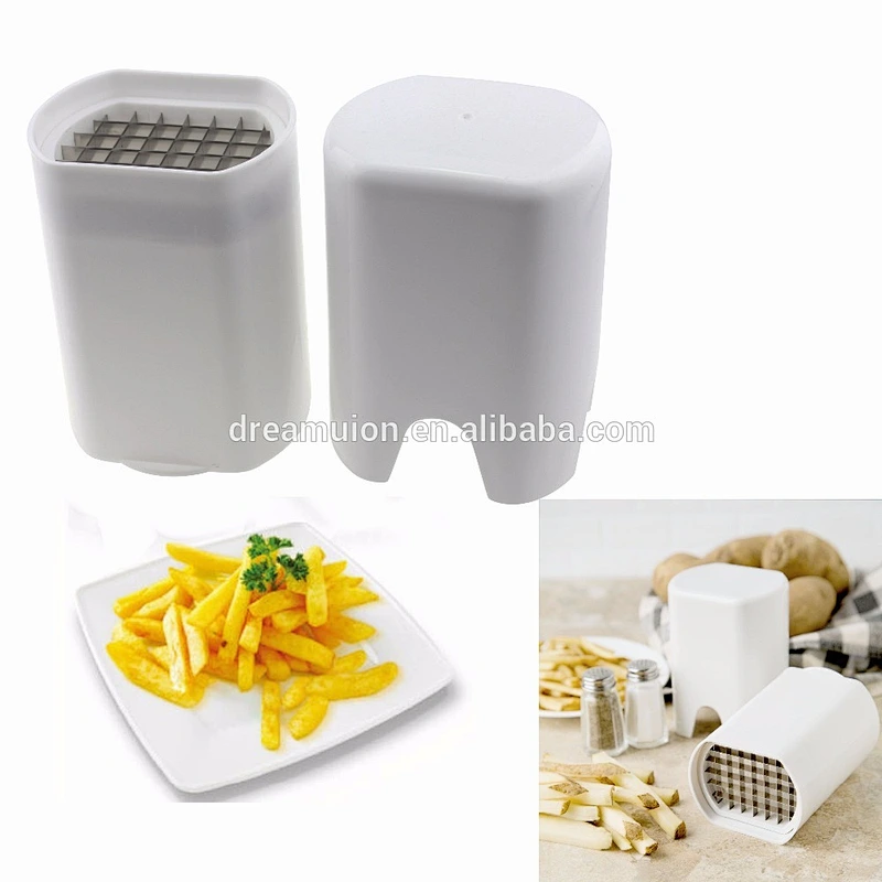 New Brand Perfect Fries One Step French Fry Cutter Potato bar Chips Slicers Popular