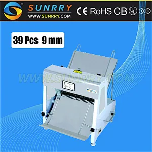 Electric bread slicer machine 39 PCS manual bread slicer 9 mm commercial bread slicer (SY-BS39 SUNRRY)