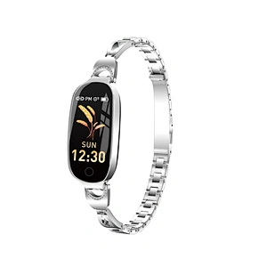 F18 women bracelet  bluetooth app download cicret fitness blood pressure ce rohs health watch smartbracelet