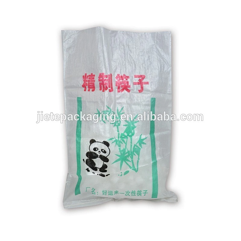 Transparent polypropylene woven bags used for flour, rice, salt, sugar packaging