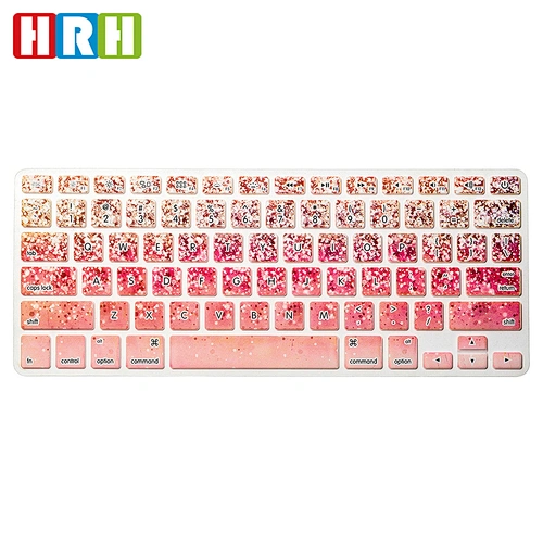 Style design Keyboard Skin Cover Silicone Keyboard Covers Enghlish language skin For Macbook Air 13 Pro 15 Retina 17